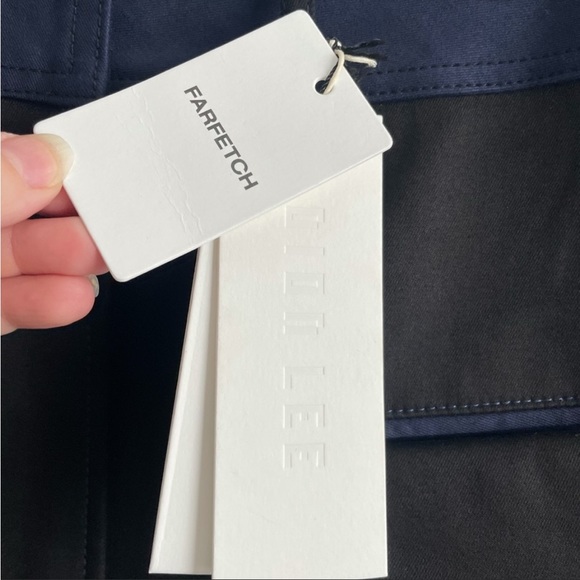 Dion Lee Bonded Cotton Twill Saddle Loop Mini Skirt - Picture 8 of 12